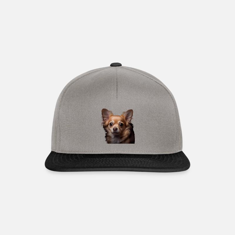 Cute Chihuahua - Gift idea for - Snapback Cap - graphite/black