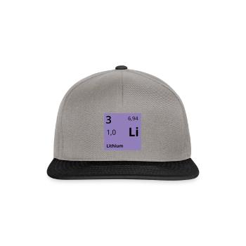 Lithium - Snapback Cap - Graphit/Schwarz - Vorne