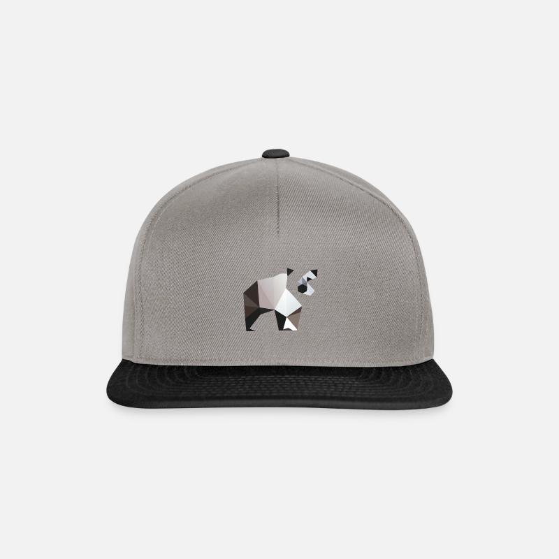 Bear - Snapback Cap - Graphit/Schwarz