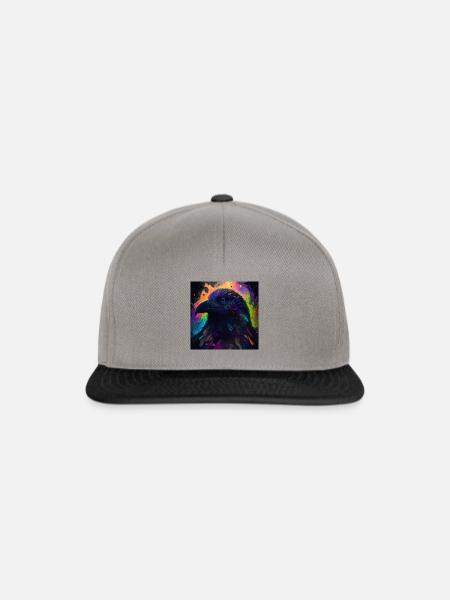 Psycho Crow - Snapback Cap - Graphit/Schwarz