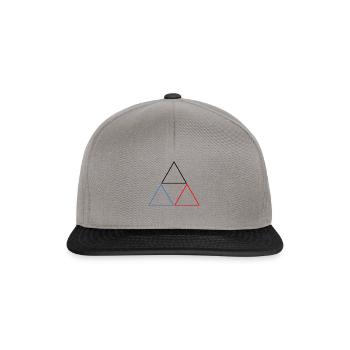 Dreieck - Snapback Cap - Graphit/Schwarz - Vorne