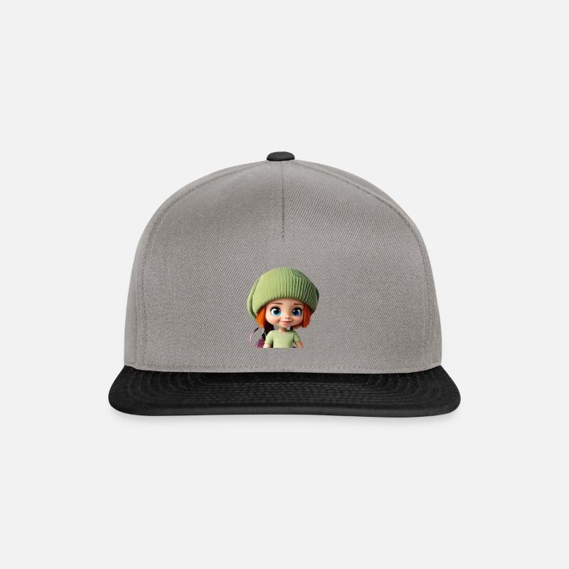 0ca5f826 c945 4c5a 8354 04442687c415 édité 1 - Casquette snapback - gris graphite/noir