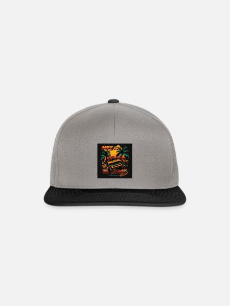 Retro 2 - Snapback Cap - Graphit/Schwarz
