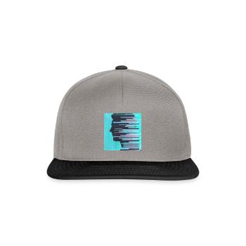 Virtuelle Person - Snapback Cap - Graphit/Schwarz - Vorne