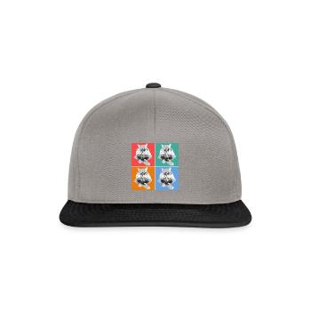cat4 - Snapback Cap - Graphit/Schwarz - Vorne