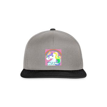 Unicorn - Snapback Cap - graphite/black - Front