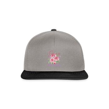 Spring Into Color - Snapback Cap - Graphit/Schwarz - Vorne