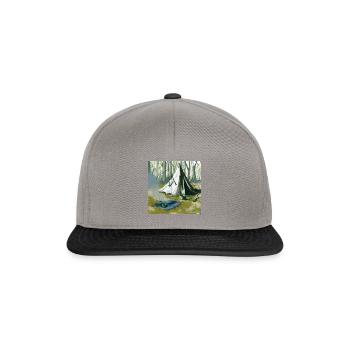Outdoor Oase - Snapback Cap - Graphit/Schwarz - Vorne