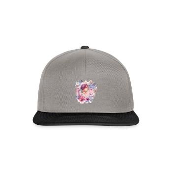 Design de fête des mères dessiné à la main - Casquette snapback - gris graphite/noir - Devant