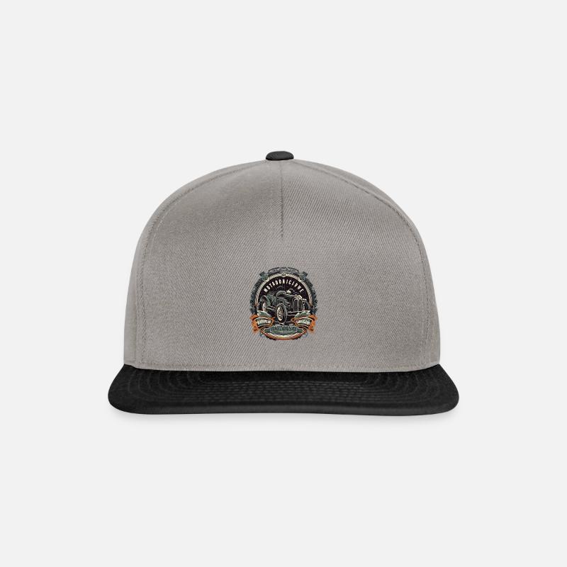 Vintage Car Racing AI - Snapback Cap - Graphit/Schwarz