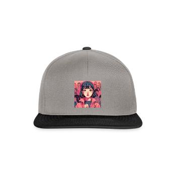 Anna die Zauberhafte - Snapback Cap - Graphit/Schwarz - Vorne