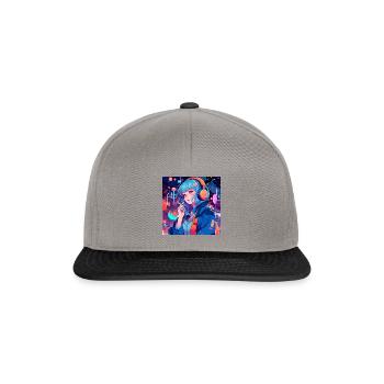Jade die Kühne - Snapback Cap - Graphit/Schwarz - Vorne