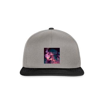 Anime Girl #3 - Snapback Cap - Graphit/Schwarz - Vorne