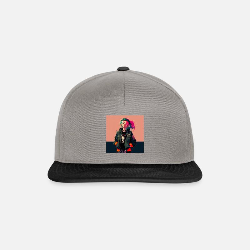 Laura die Unbesiegbare - Snapback Cap - Graphit/Schwarz