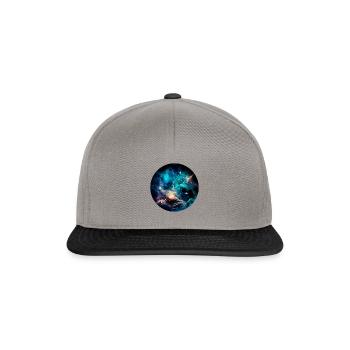 Sternzeichen Stier - Snapback Cap - Graphit/Schwarz - Vorne