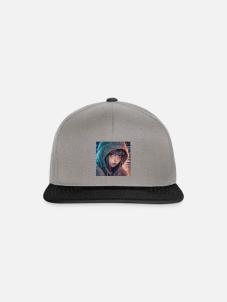 Hacker girl - Snapback Cap - Graphit/Schwarz