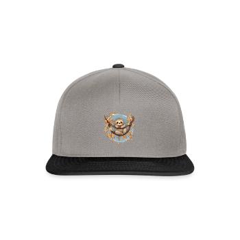 Paresse - Casquette snapback - gris graphite/noir - Devant