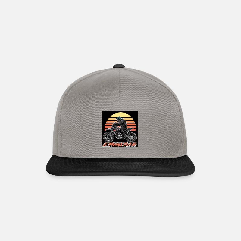 racer - Snapback Cap - Graphit/Schwarz