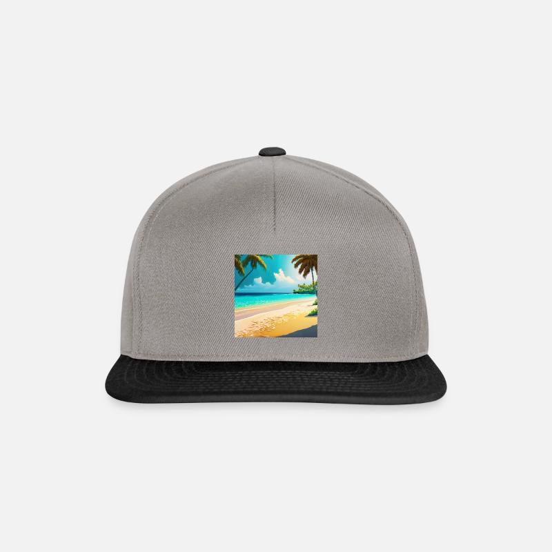 Ruhe an der Küste - Snapback Cap - Graphit/Schwarz
