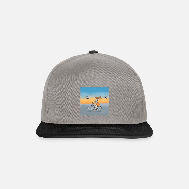 Mädchen - Snapback Cap - Graphit/Schwarz