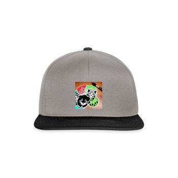 Foto cat animal cat nature - Snapback Cap - graphite/black - Front