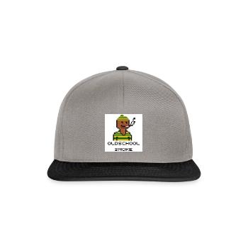 Smoke Oldschool - Snapback Cap - Graphit/Schwarz - Vorne