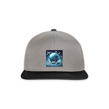 Computerwelt - Snapback Cap - Graphit/Schwarz - Vorne