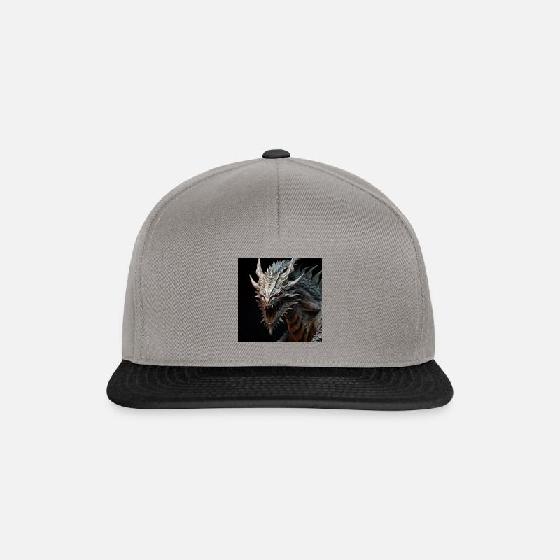 Drache - Snapback Cap - Graphit/Schwarz