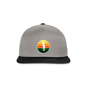 golfe - Casquette snapback - gris graphite/noir - Devant
