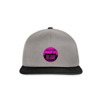 Boat Warning - Snapback Cap - graphite/black - Front