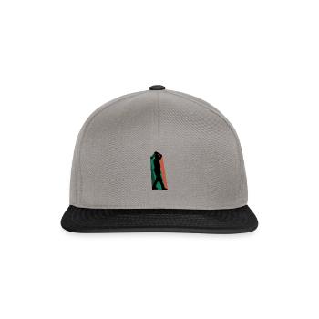 Hache Double hache - Casquette snapback - gris graphite/noir - Devant