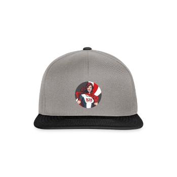 B2B Marketing - Snapback Cap - Graphit/Schwarz - Vorne