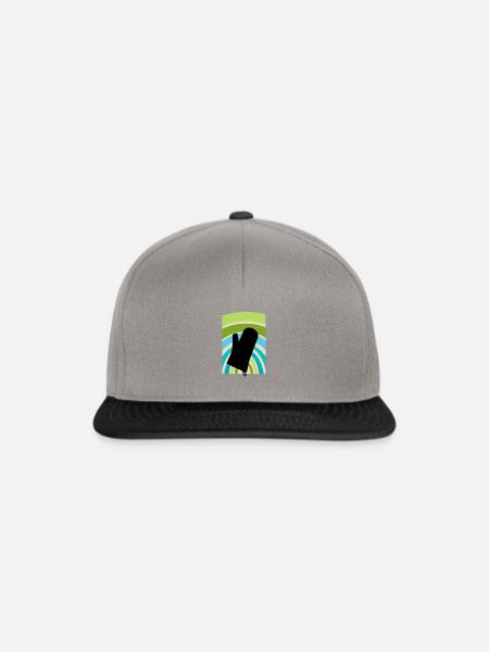 Backen Bäcker Bäckerei Backen - Snapback Cap - Graphit/Schwarz