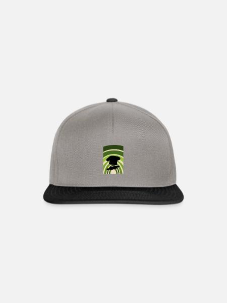 Backen Backwaren Backen - Snapback Cap - Graphit/Schwarz