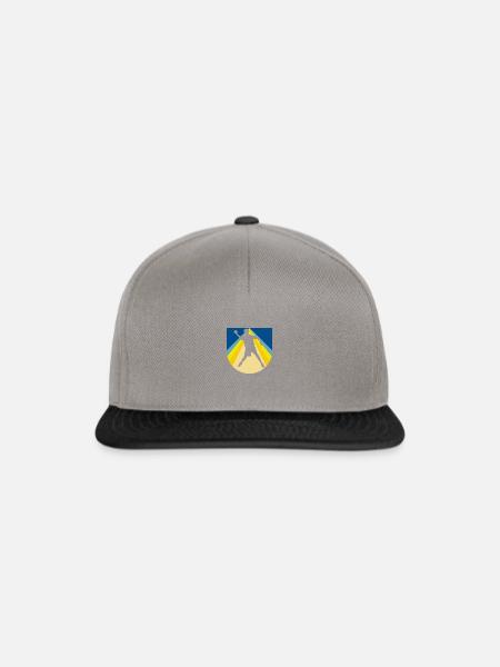 Dodgeballmannschaft Mannschaft - Snapback Cap - Graphit/Schwarz