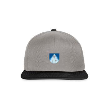 Étudiant en architecture - Casquette snapback - gris graphite/noir - Devant