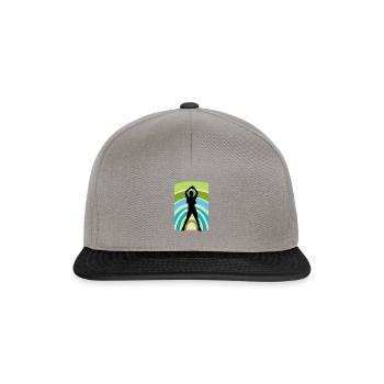 Training Übung - Snapback Cap - Graphit/Schwarz - Vorne