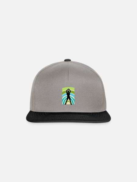 Training Übung - Snapback Cap - Graphit/Schwarz