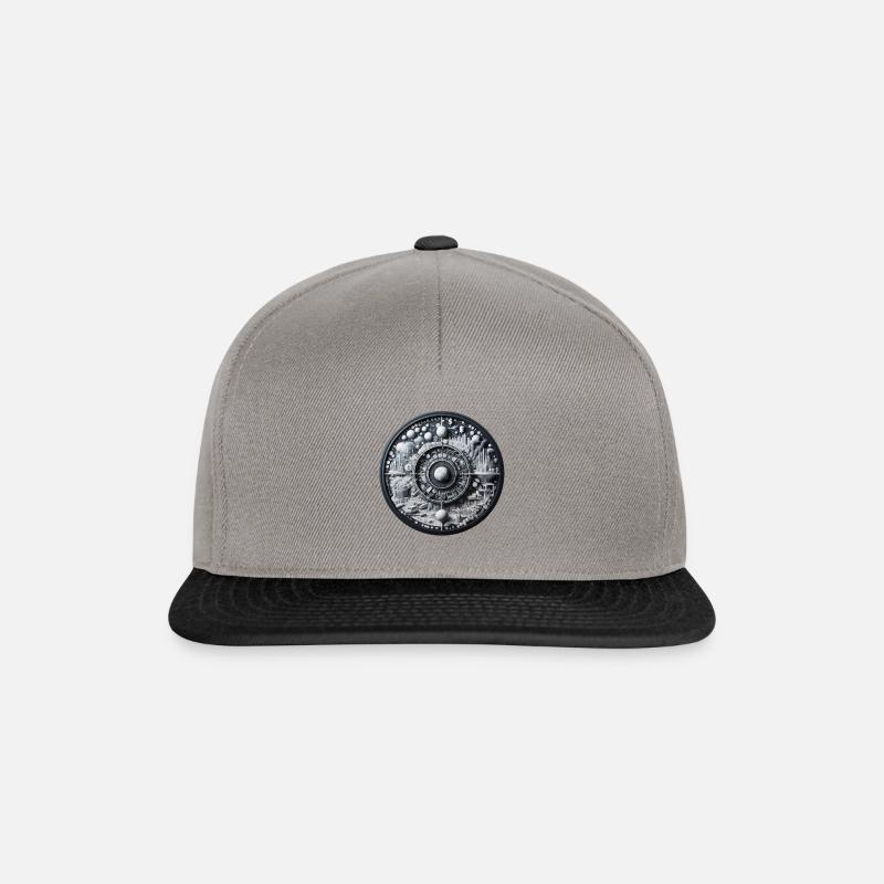 Die Uhr der Zivilisation - Snapback Cap - Graphit/Schwarz