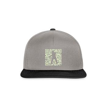Cricket Pitcher Cricketmannschaft - Snapback Cap - Graphit/Schwarz - Vorne