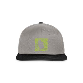 Cuisson du gâteau muffin - Casquette snapback - gris graphite/noir - Devant