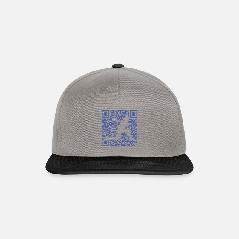 Cricket Cricket Cricketmannschaft - Snapback Cap - Graphit/Schwarz