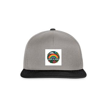 Love is Love The design - Snapback Cap - graphite/black - Front