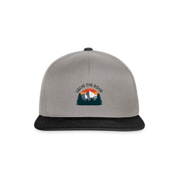 9 - Snapback Cap - Graphit/Schwarz - Vorne