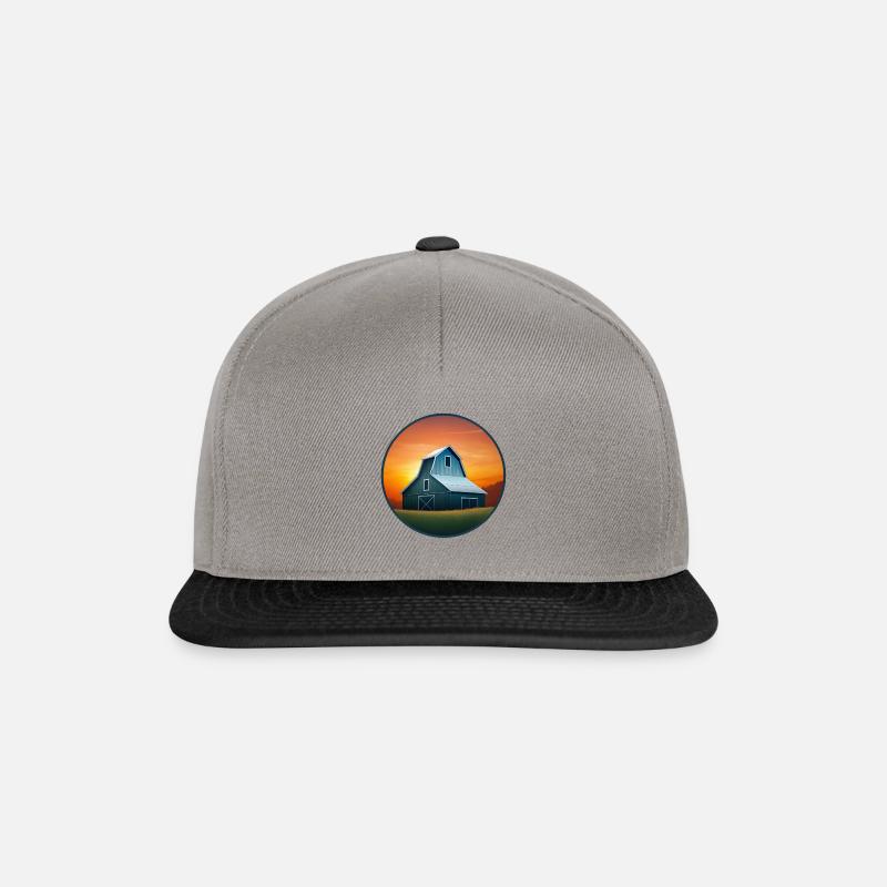 Bauernhof - Snapback Cap - Graphit/Schwarz