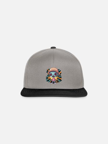 Zombie Jäger Halloween - Snapback Cap - Graphit/Schwarz