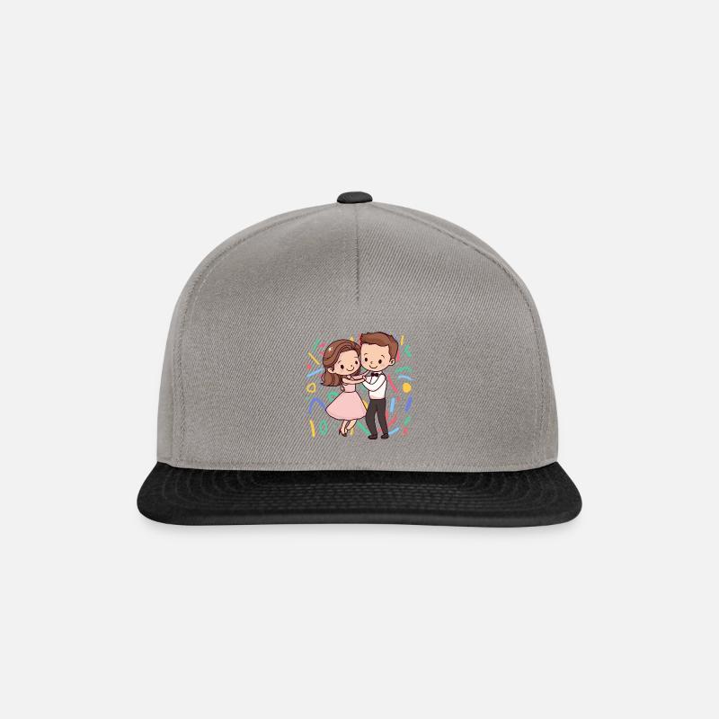 Tanzen Tanzkurs - Snapback Cap - Graphit/Schwarz