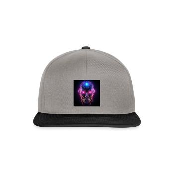 Sentinelle au néon - Casquette snapback - gris graphite/noir - Devant