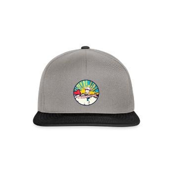 Kayak Canoë Eau vive - Casquette snapback - gris graphite/noir - Devant