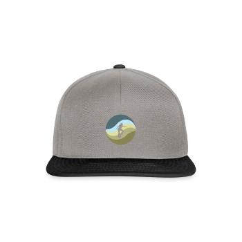Unicycling Circus Penny farthing - Snapback Cap - graphite/black - Front
